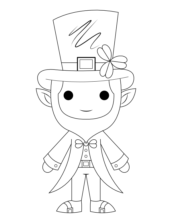 Leprechaun Coloring Pages Free Printable 22