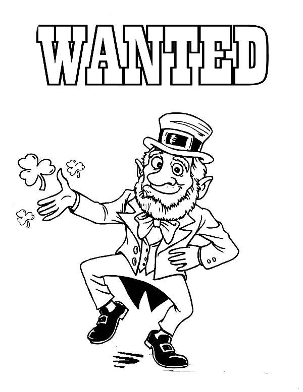 Leprechaun Coloring Pages Free Printable 28