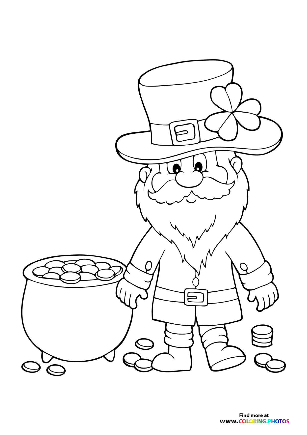 Leprechaun Coloring Pages Free Printable 31