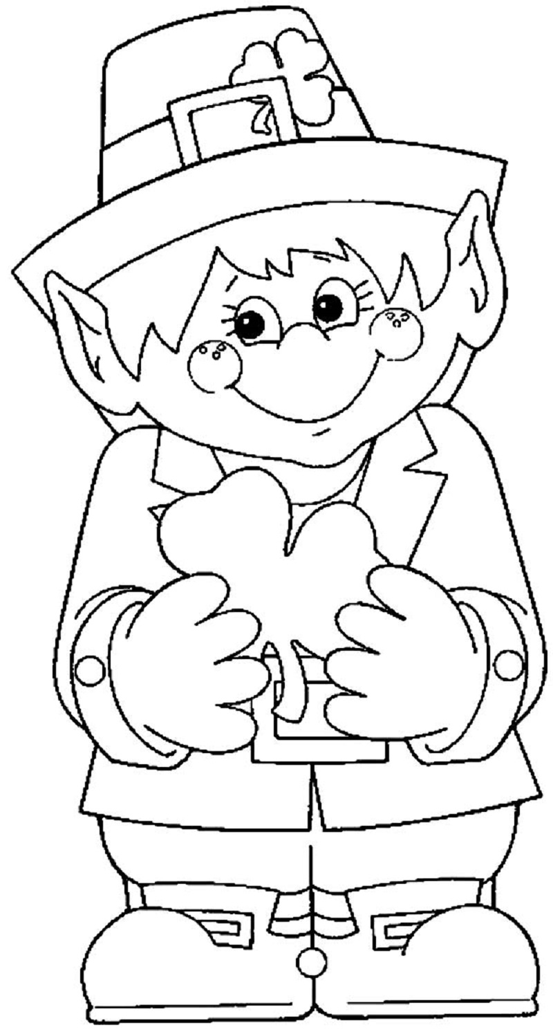 Leprechaun Coloring Pages Free Printable 32