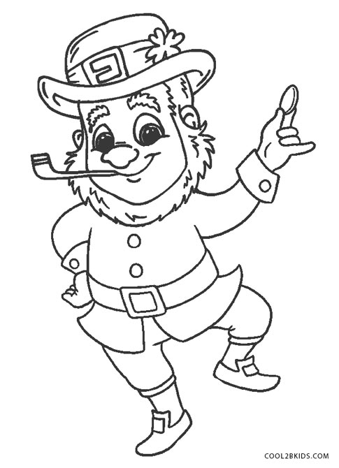 Leprechaun Coloring Pages Free Printable 33