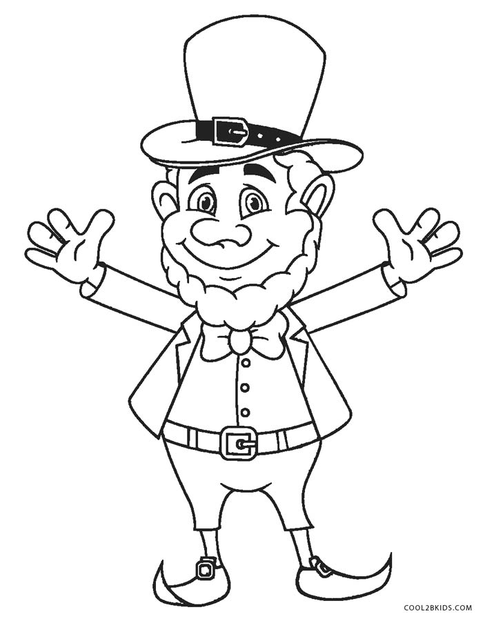 Leprechaun Coloring Pages Free Printable 39