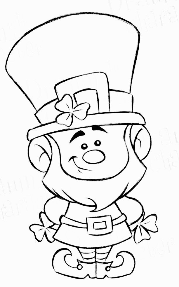 Leprechaun Coloring Pages Free Printable 42