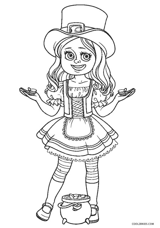 Leprechaun Coloring Pages Free Printable 43