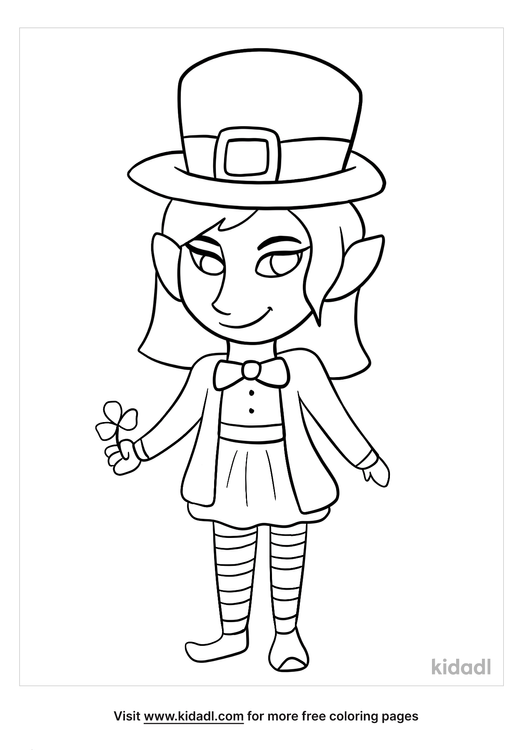 Leprechaun Coloring Pages Free Printable 48