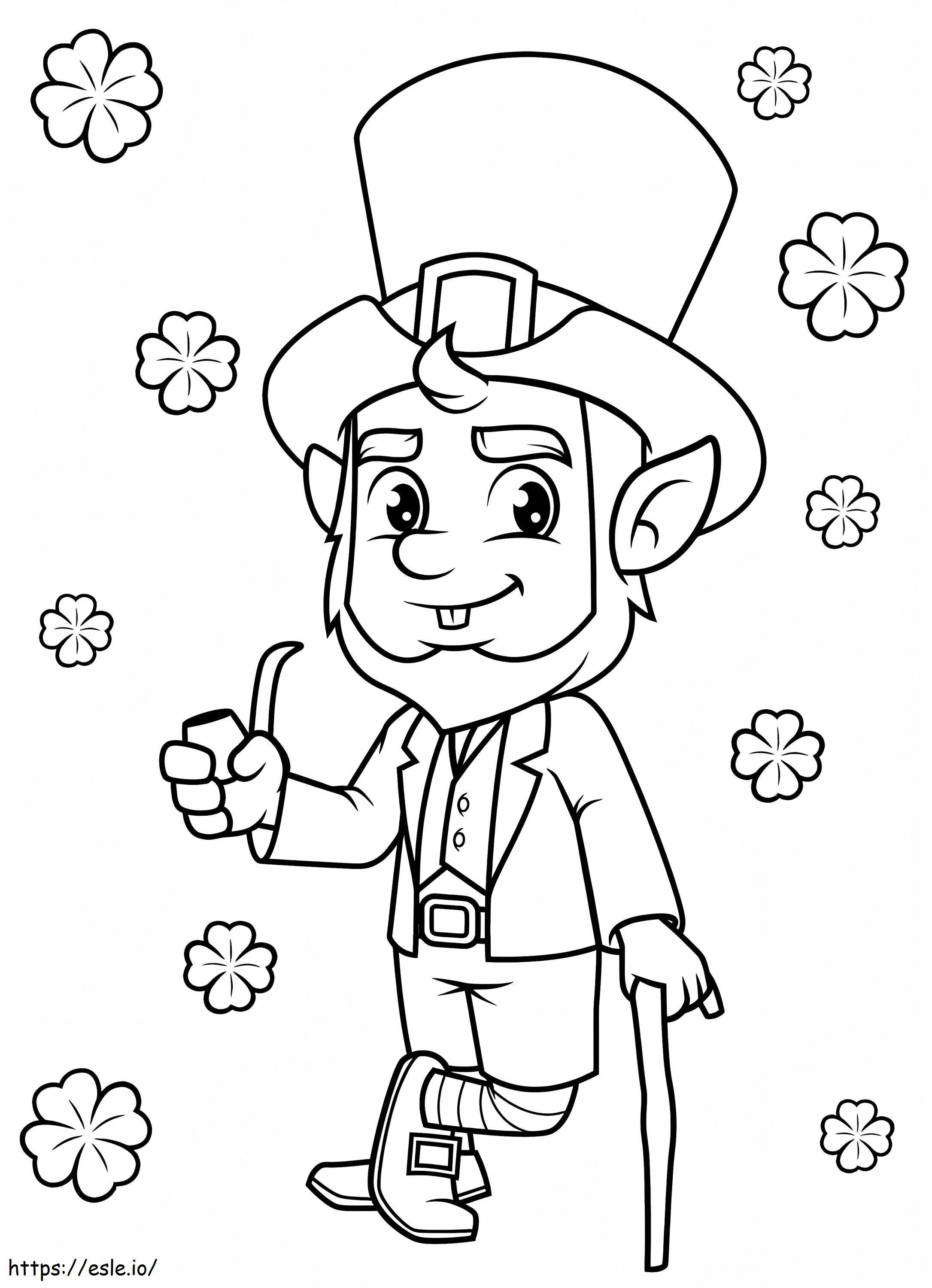 Leprechaun Coloring Pages Free Printable 50