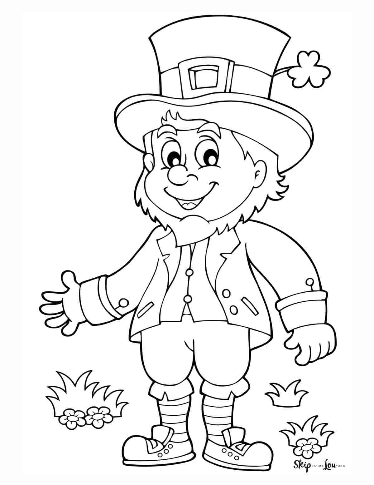 Leprechaun Coloring Pages Free Printable 52