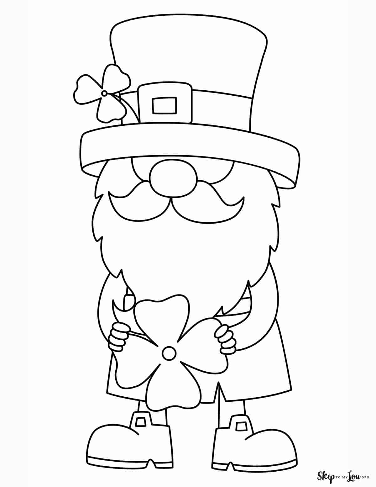 Leprechaun Coloring Pages Free Printable 56