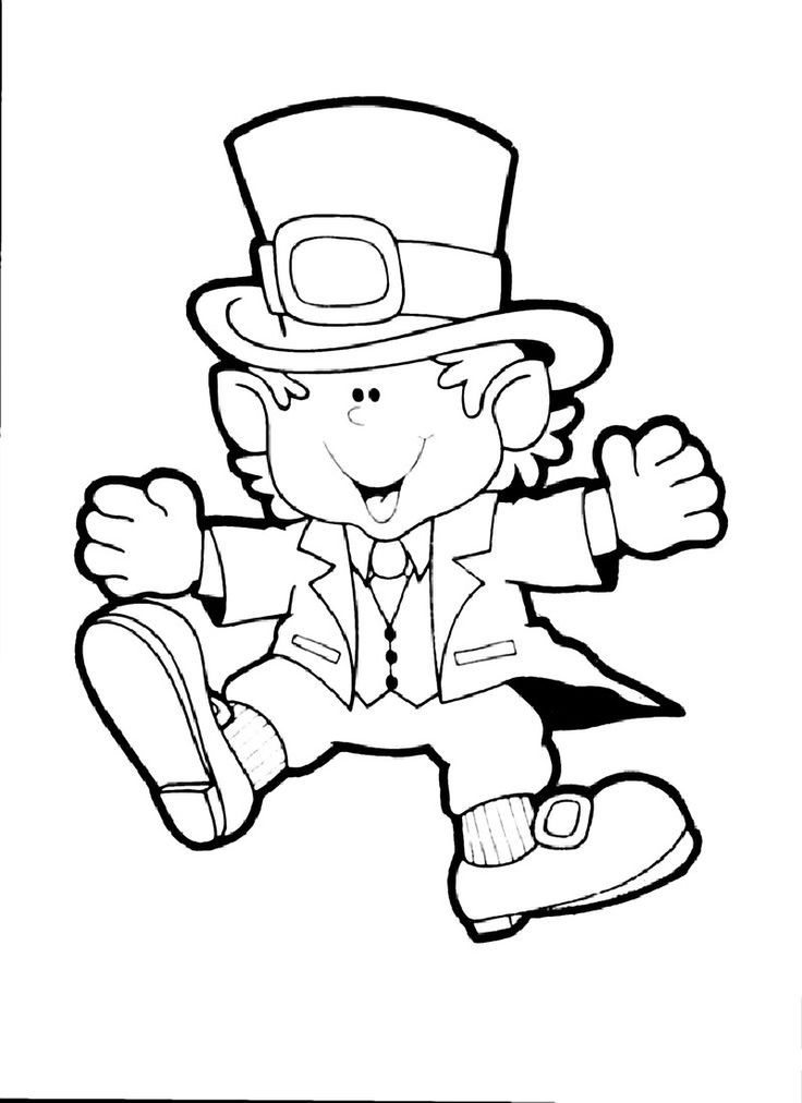 Leprechaun Coloring Pages Free Printable 6