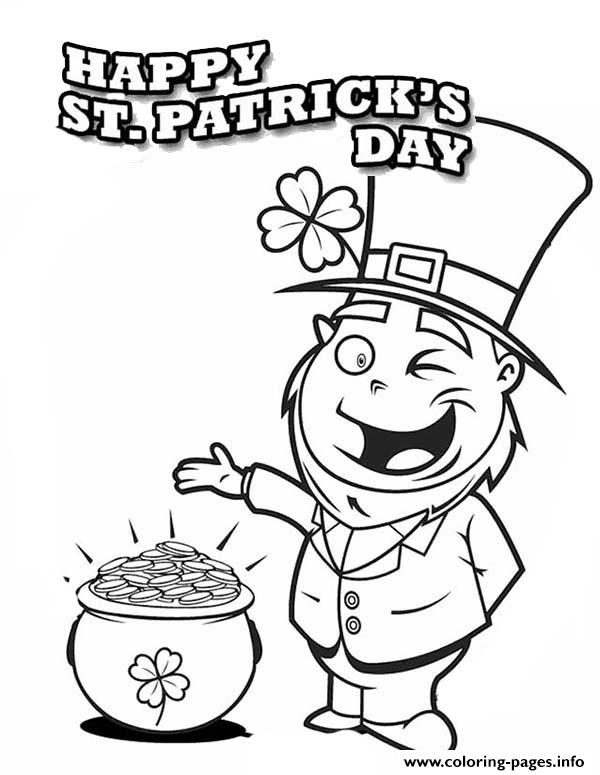 Leprechaun Coloring Pages Free Printable 62