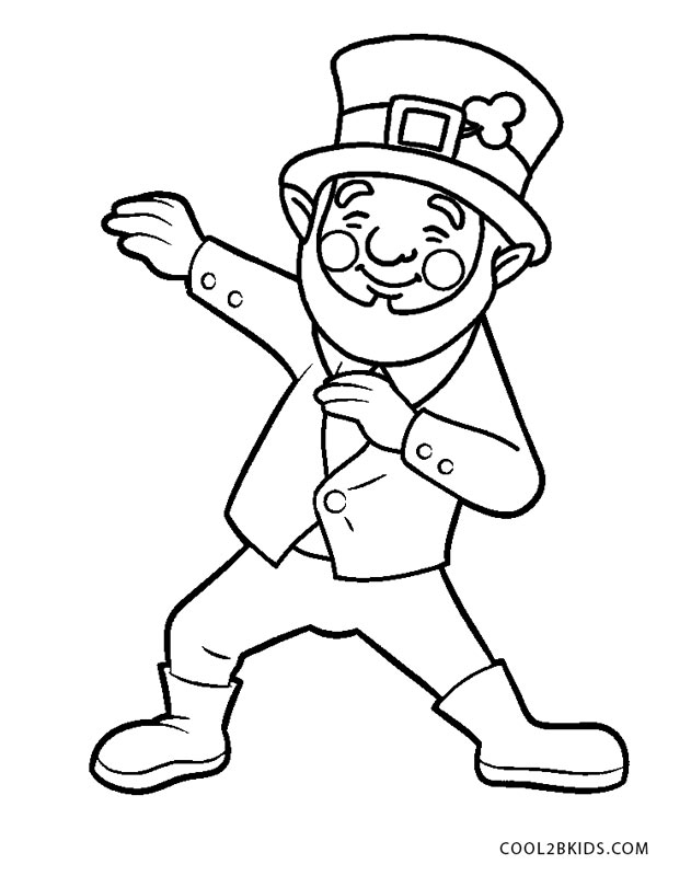 Leprechaun Coloring Pages Free Printable 69