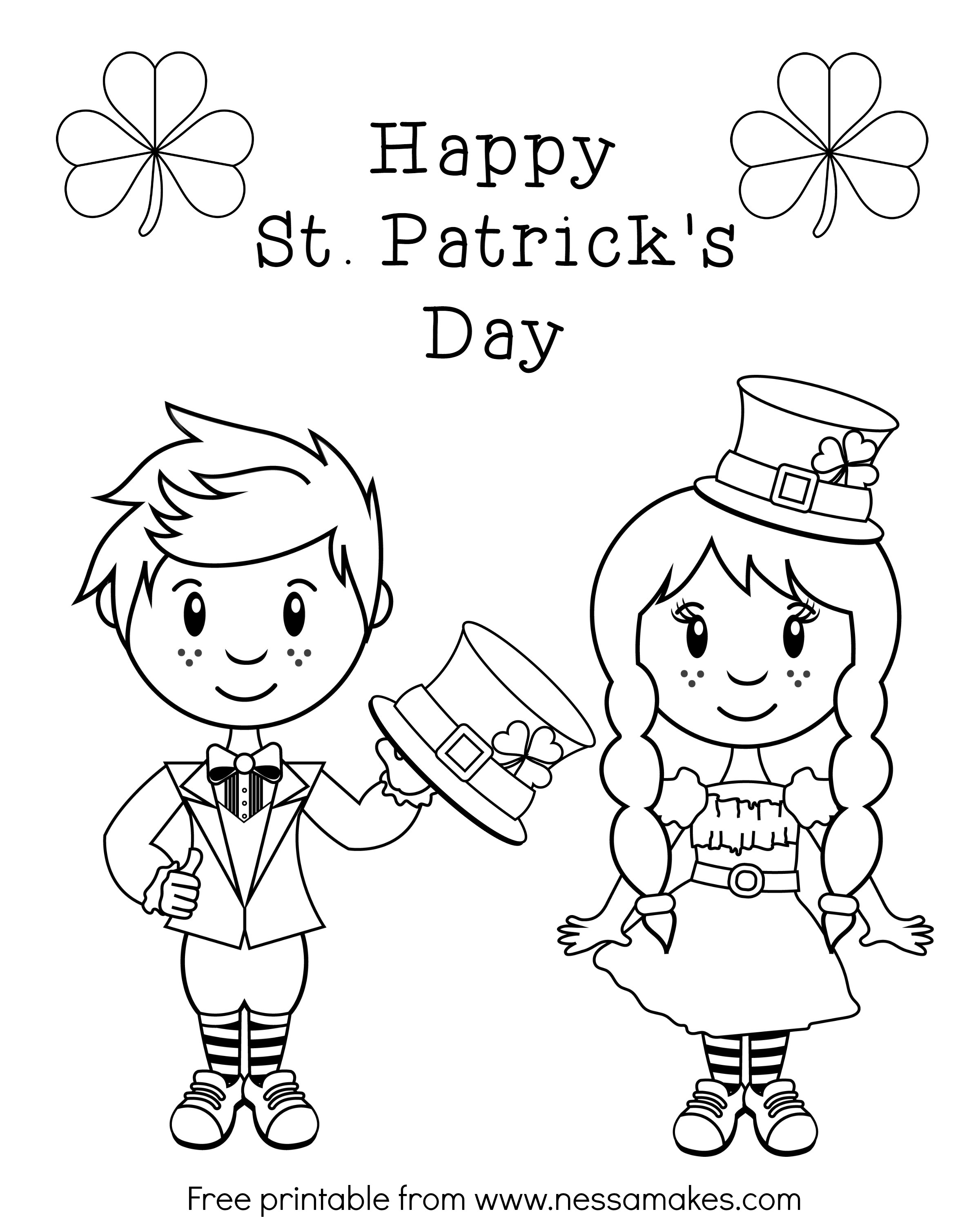 Leprechaun Coloring Pages Free Printable 73