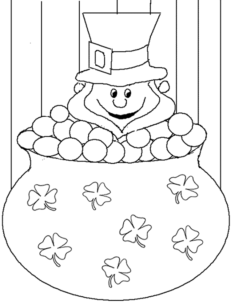 Leprechaun Coloring Pages Free Printable 74