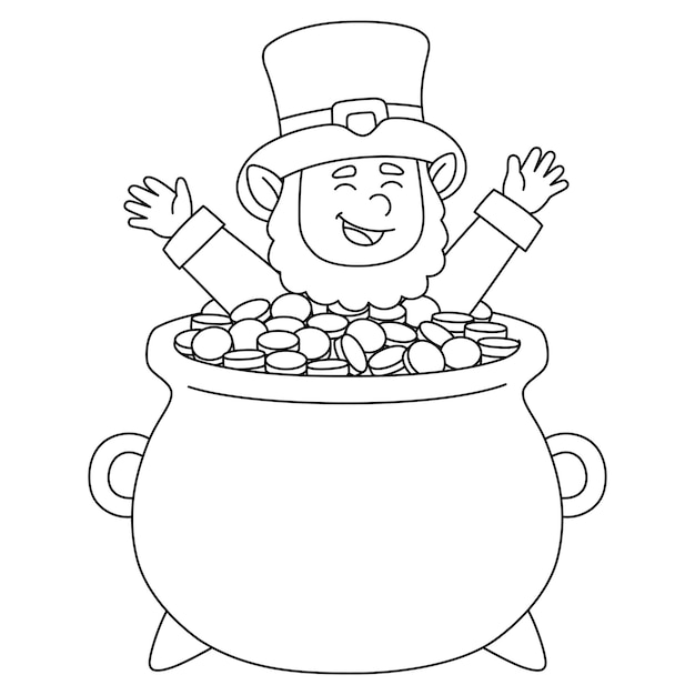 Leprechaun Coloring Pages Free Printable 90