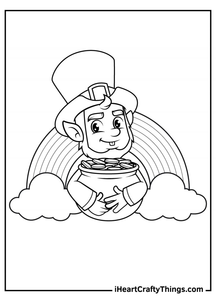 Leprechaun Coloring Pages Free Printable 92