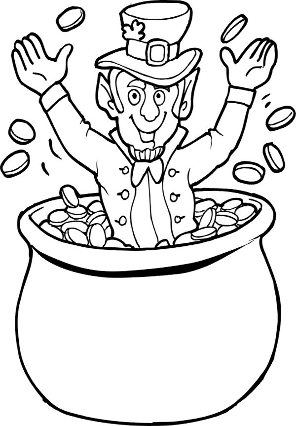 Leprechaun Coloring Pages Free Printable 93