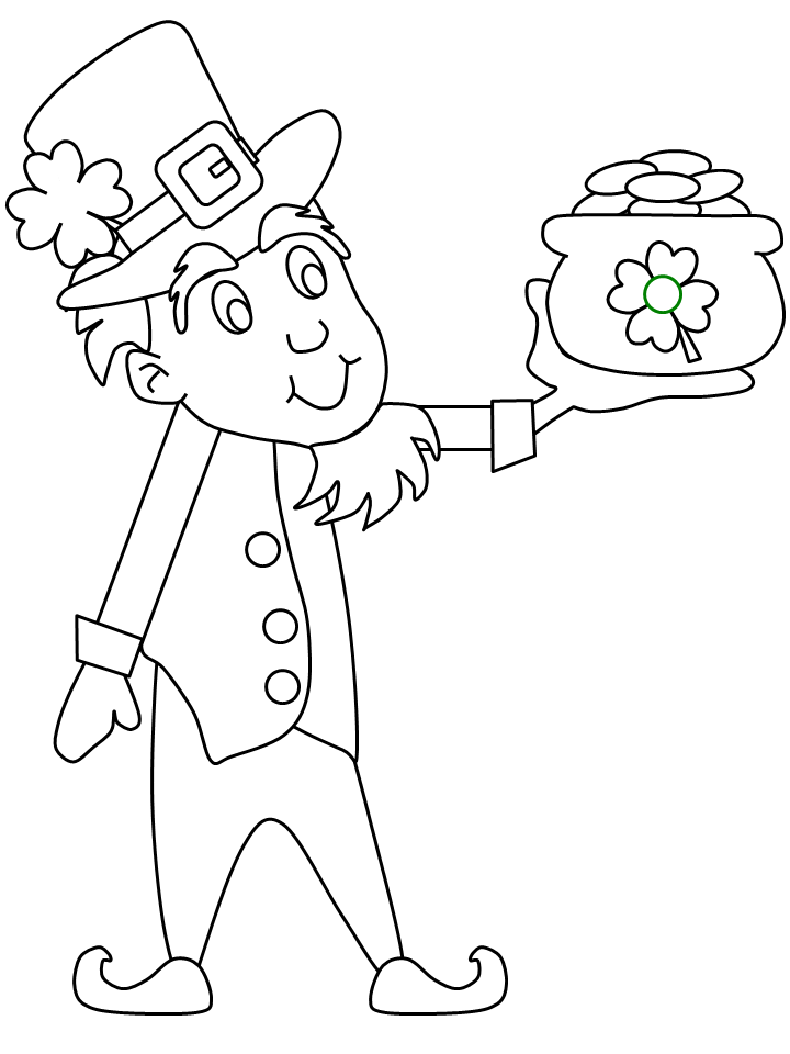 Leprechaun Coloring Pages Free Printable 95