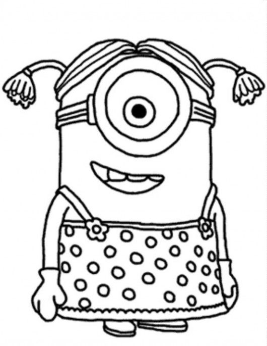 Minion Stuart Coloring Pages FREE Printable 110