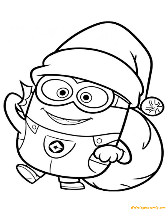 Minion Stuart Coloring Pages FREE Printable 14