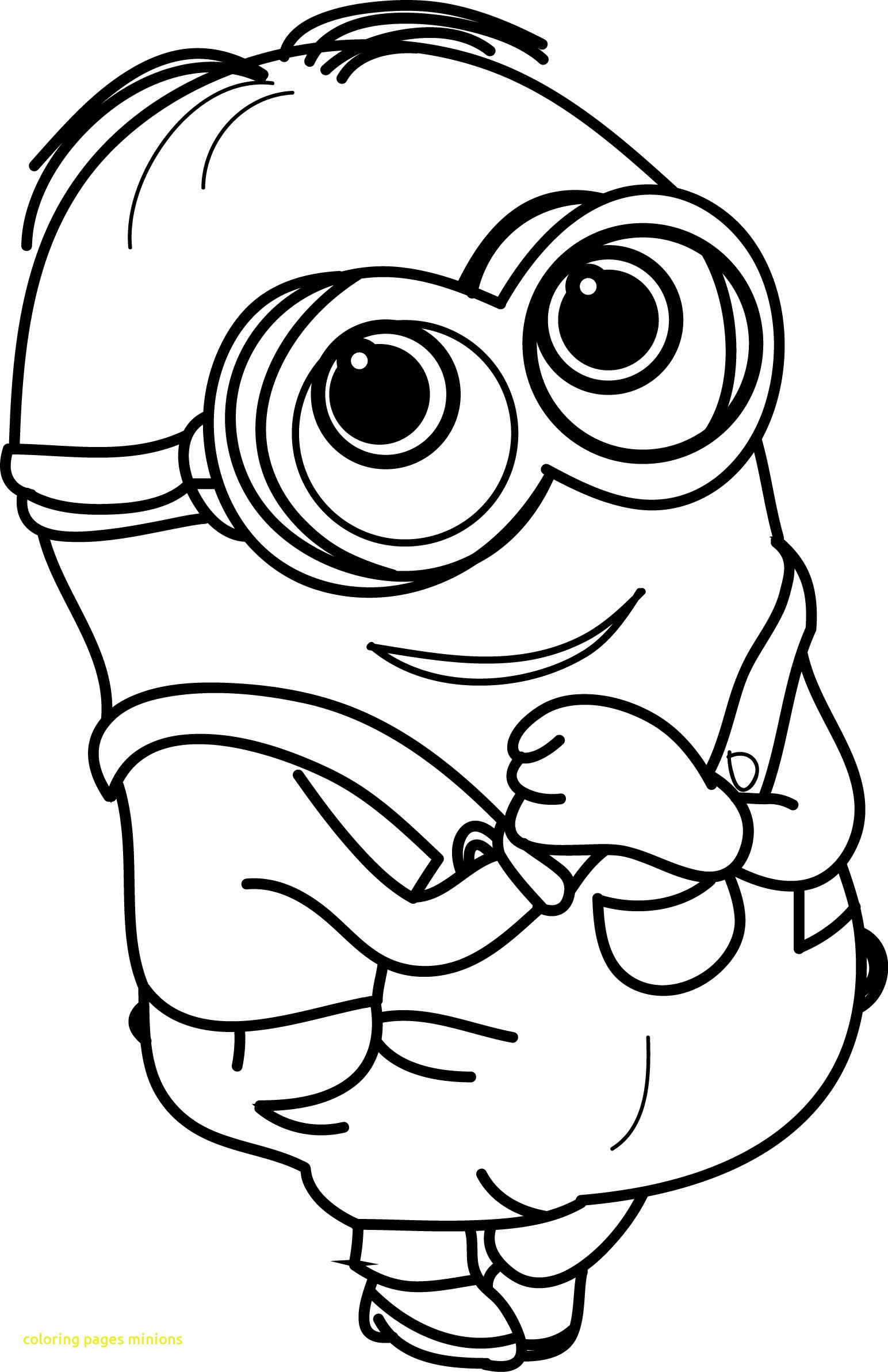 Minion Stuart Coloring Pages FREE Printable 50