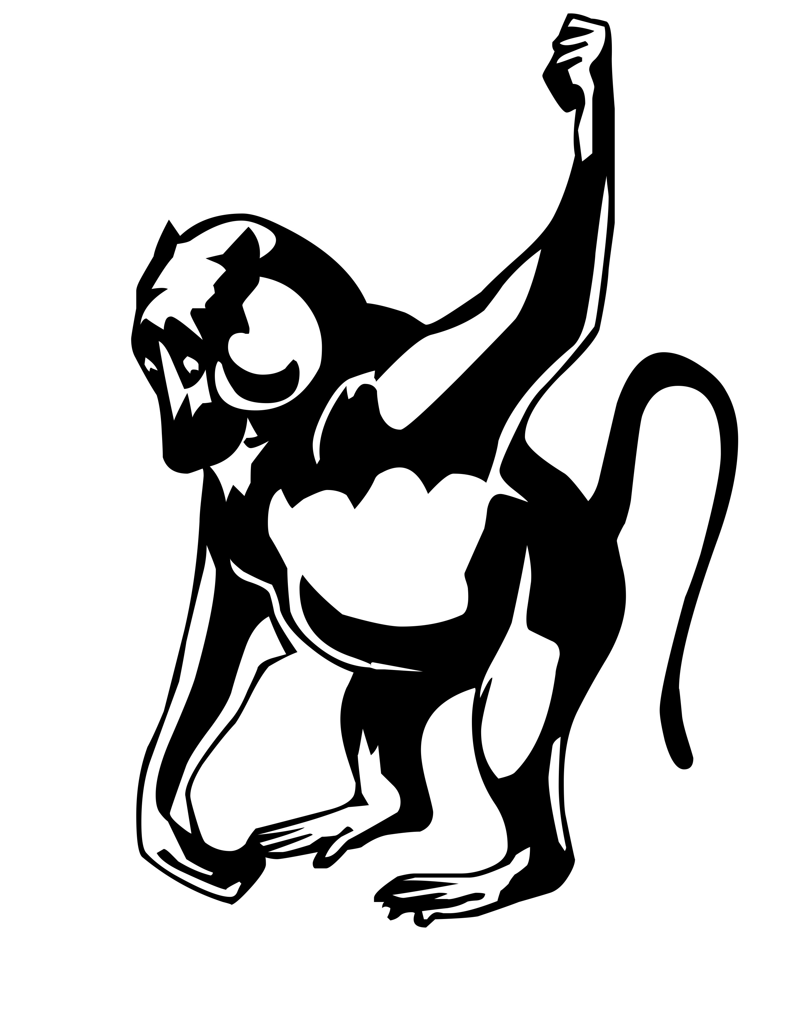 Monkey Coloring Pages Free Printable 77