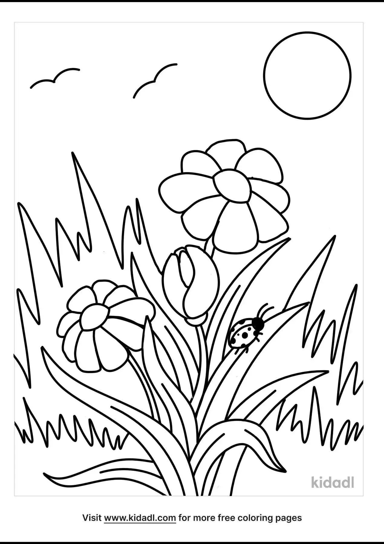 Printable Flower Coloring Pages Aesthetic 110