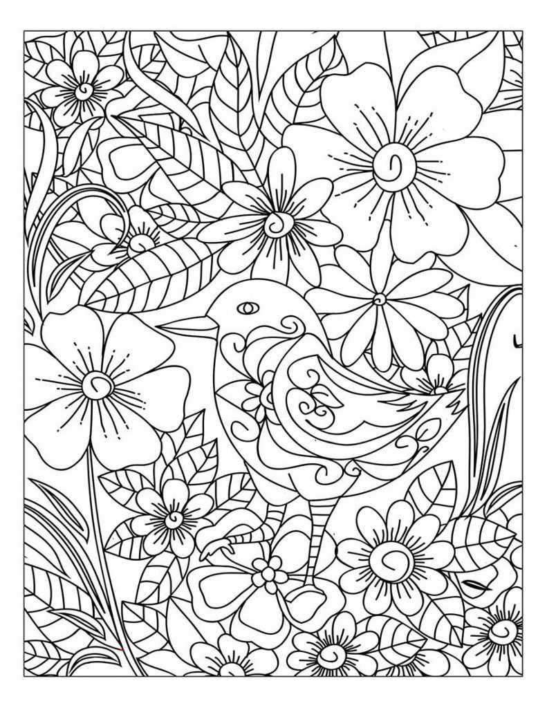 Printable Flower Coloring Pages Aesthetic 127