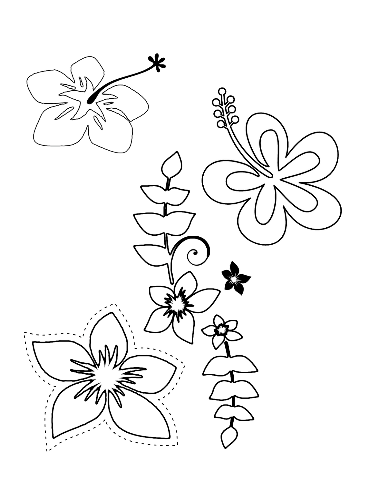 Printable Flower Coloring Pages Aesthetic 141