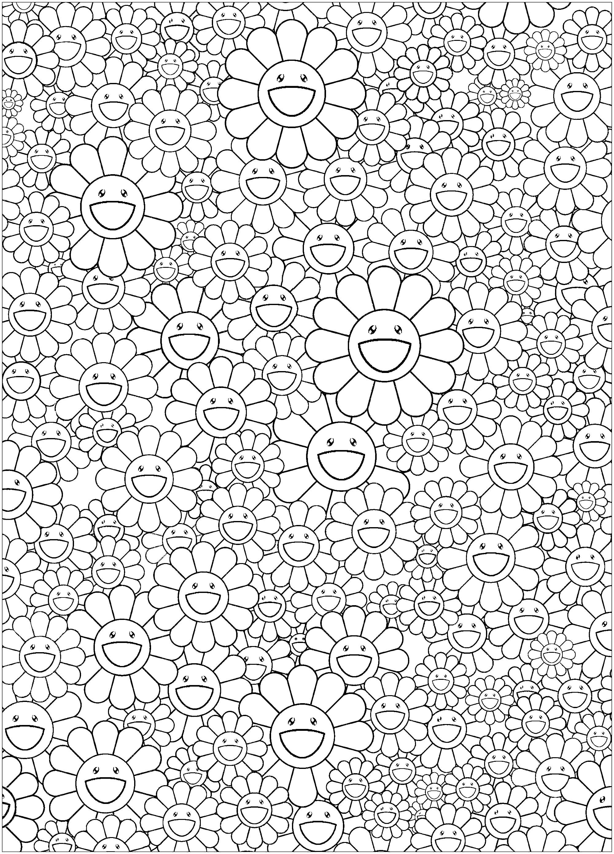 Printable Flower Coloring Pages Aesthetic 152