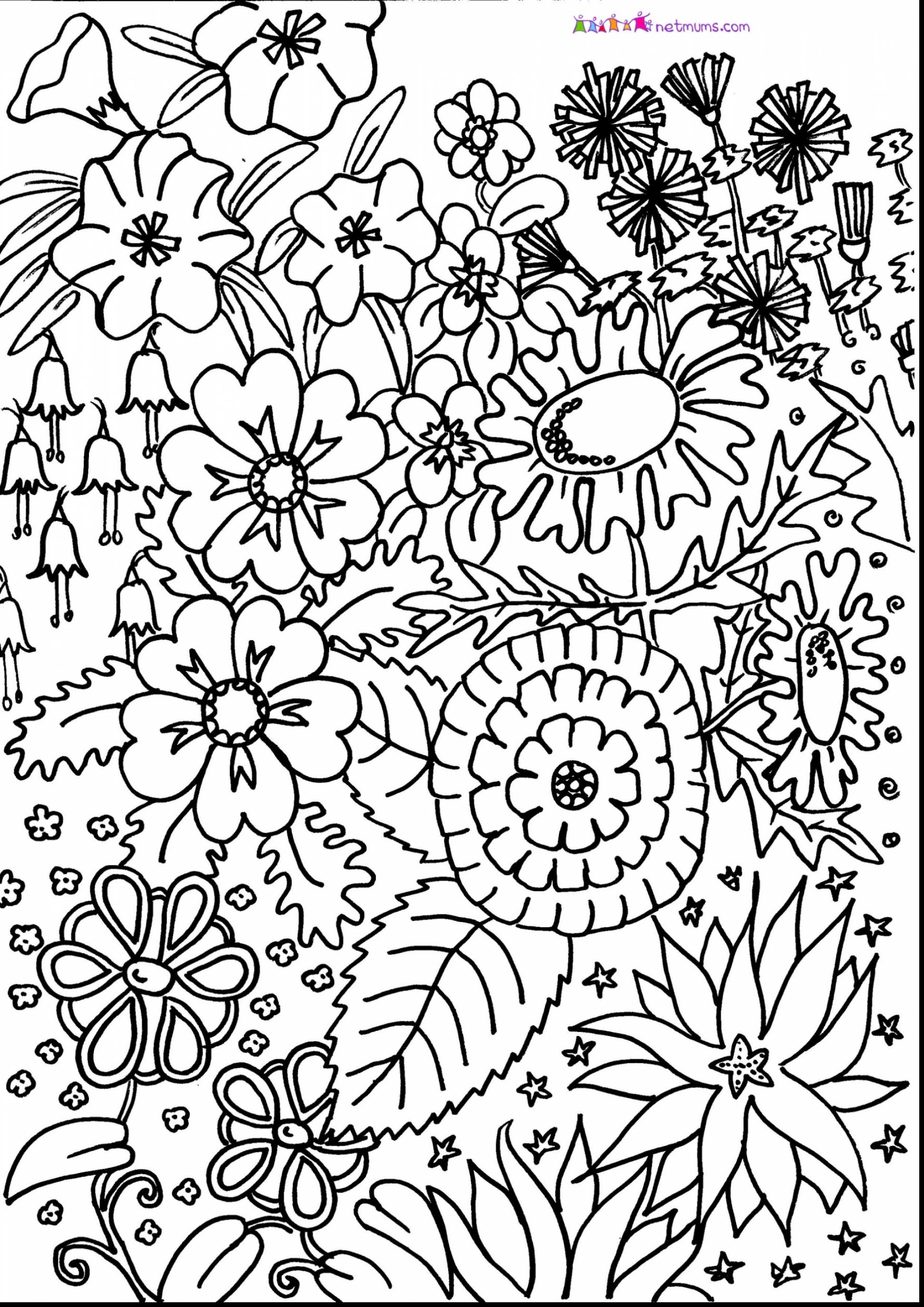 Printable Flower Coloring Pages Aesthetic 157