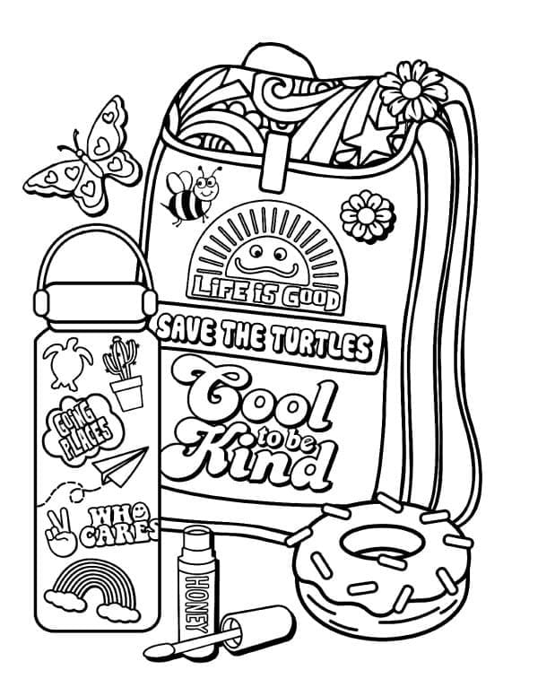 Printable Flower Coloring Pages Aesthetic 17