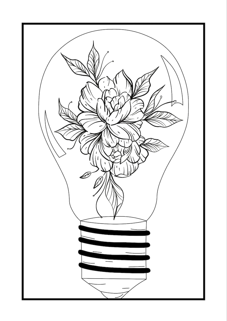 Printable Flower Coloring Pages Aesthetic 189