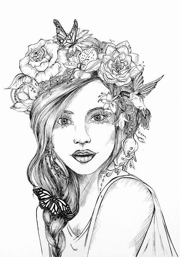 Printable Flower Coloring Pages Aesthetic 193