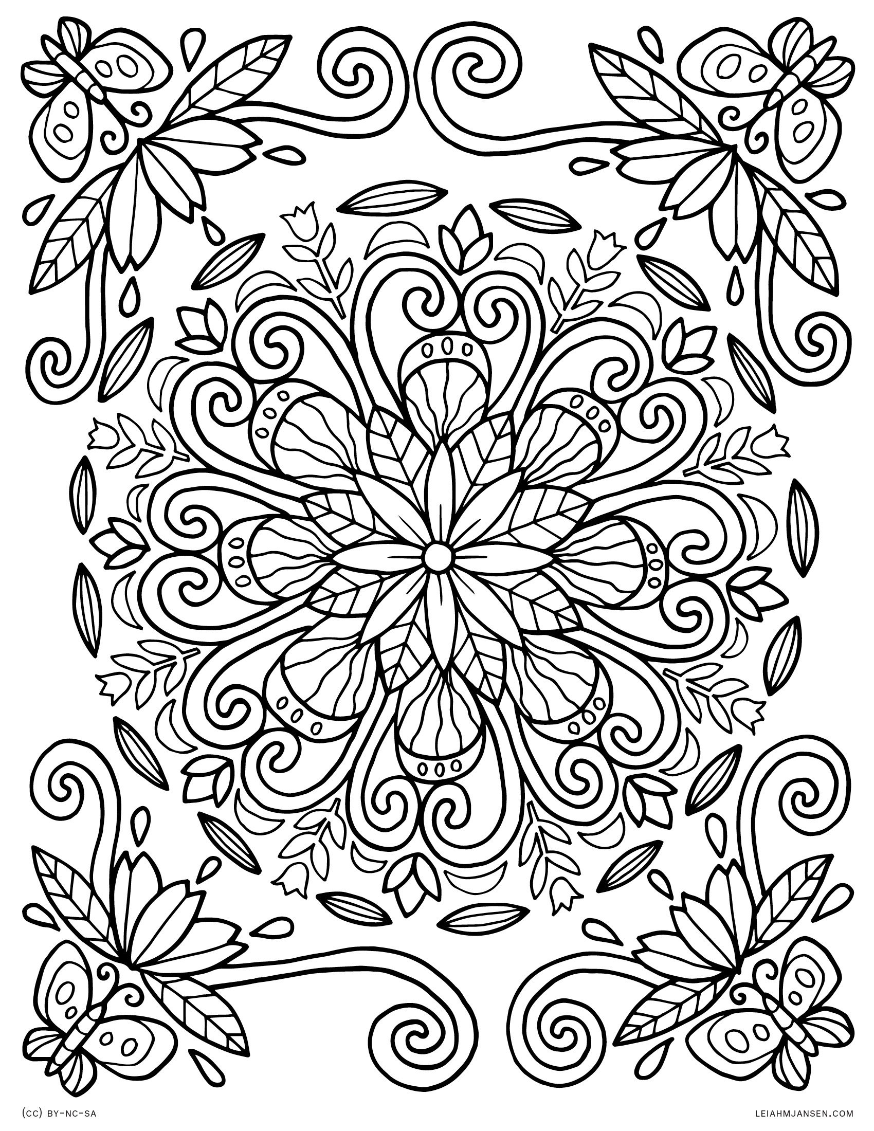 Printable Flower Coloring Pages Aesthetic 38