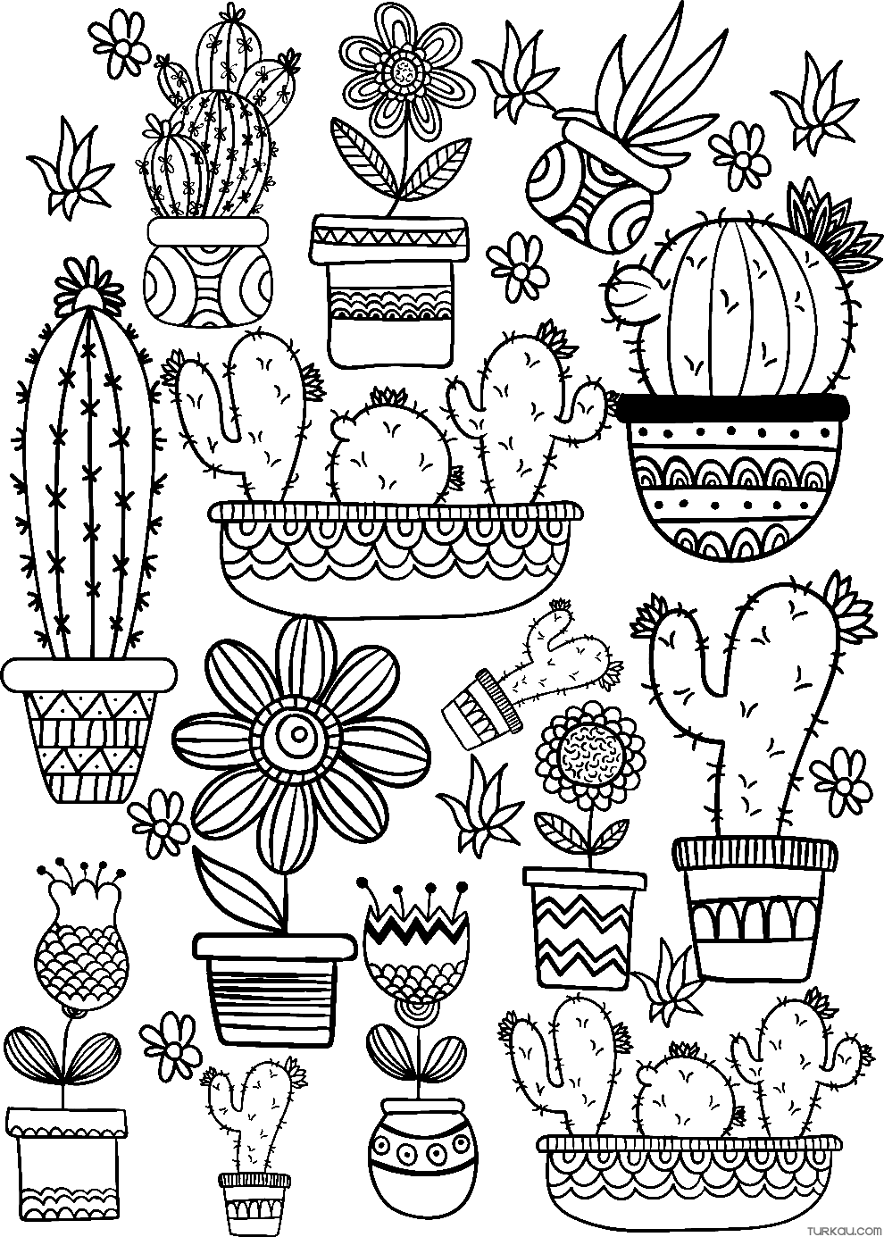 Printable Flower Coloring Pages Aesthetic 63