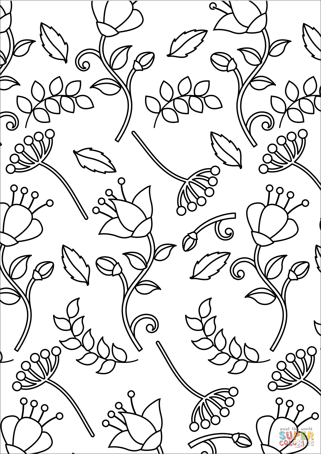 Printable Flower Coloring Pages Aesthetic 67