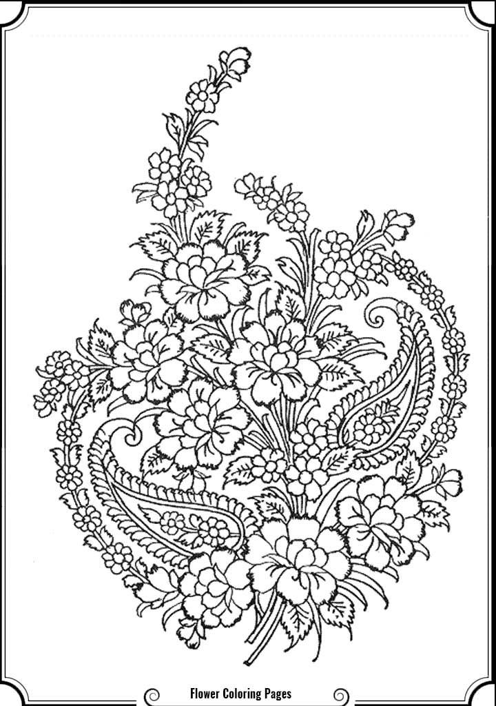 Printable Flower Coloring Pages Aesthetic 70