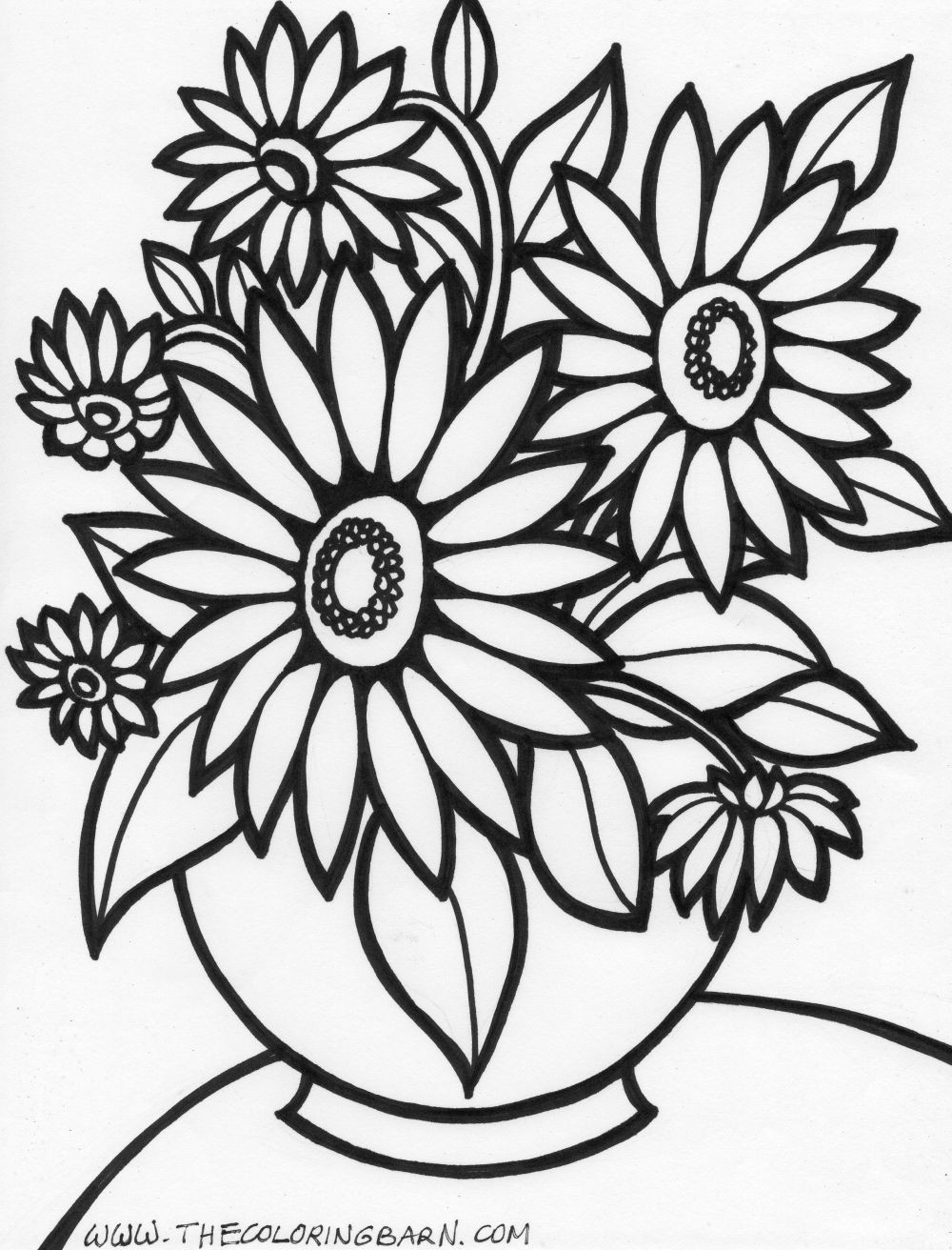 Printable Flower Coloring Pages Aesthetic 98