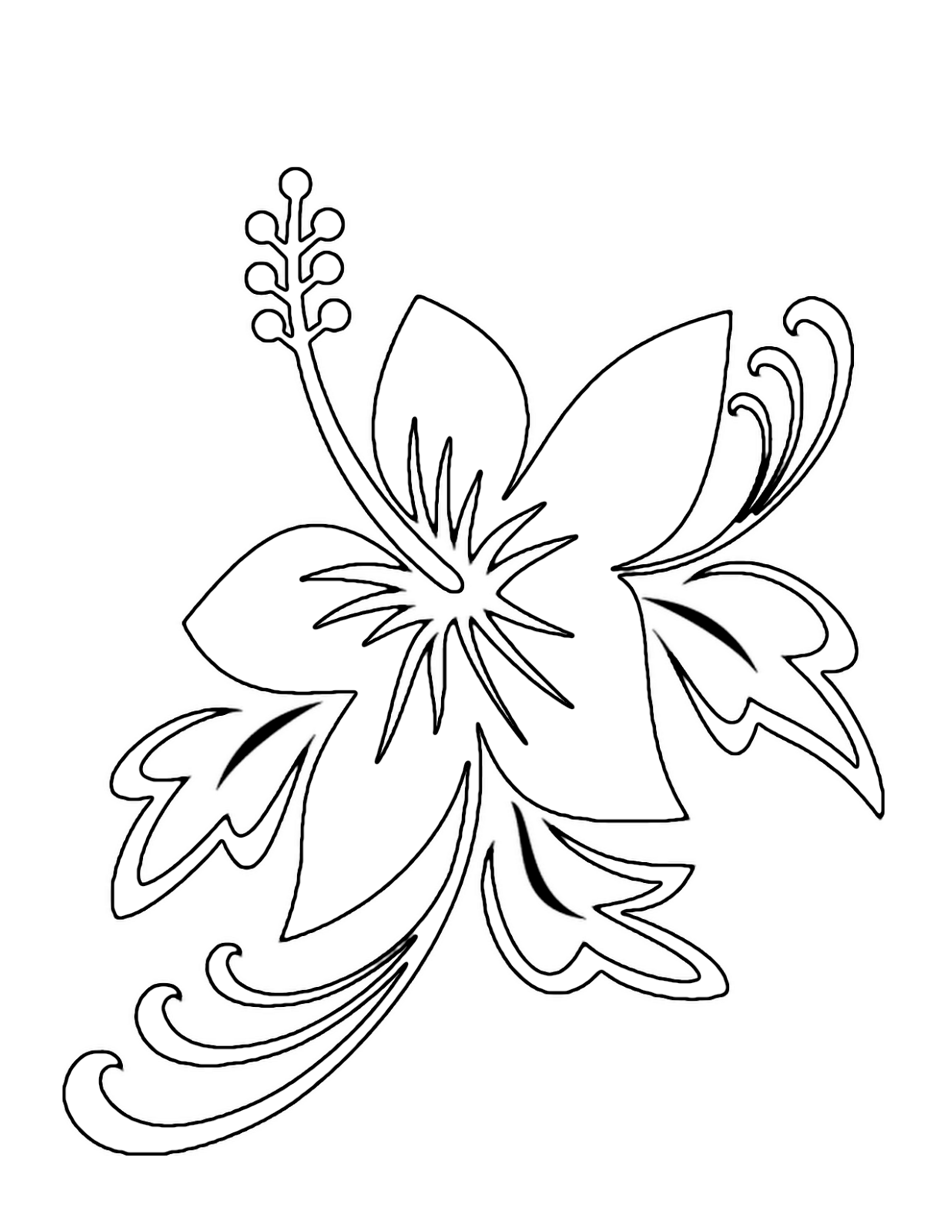 Printable Flower Coloring Pages Aesthetic 99