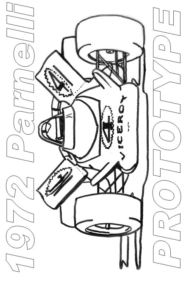 Race Car Coloring Pages for Kids 103