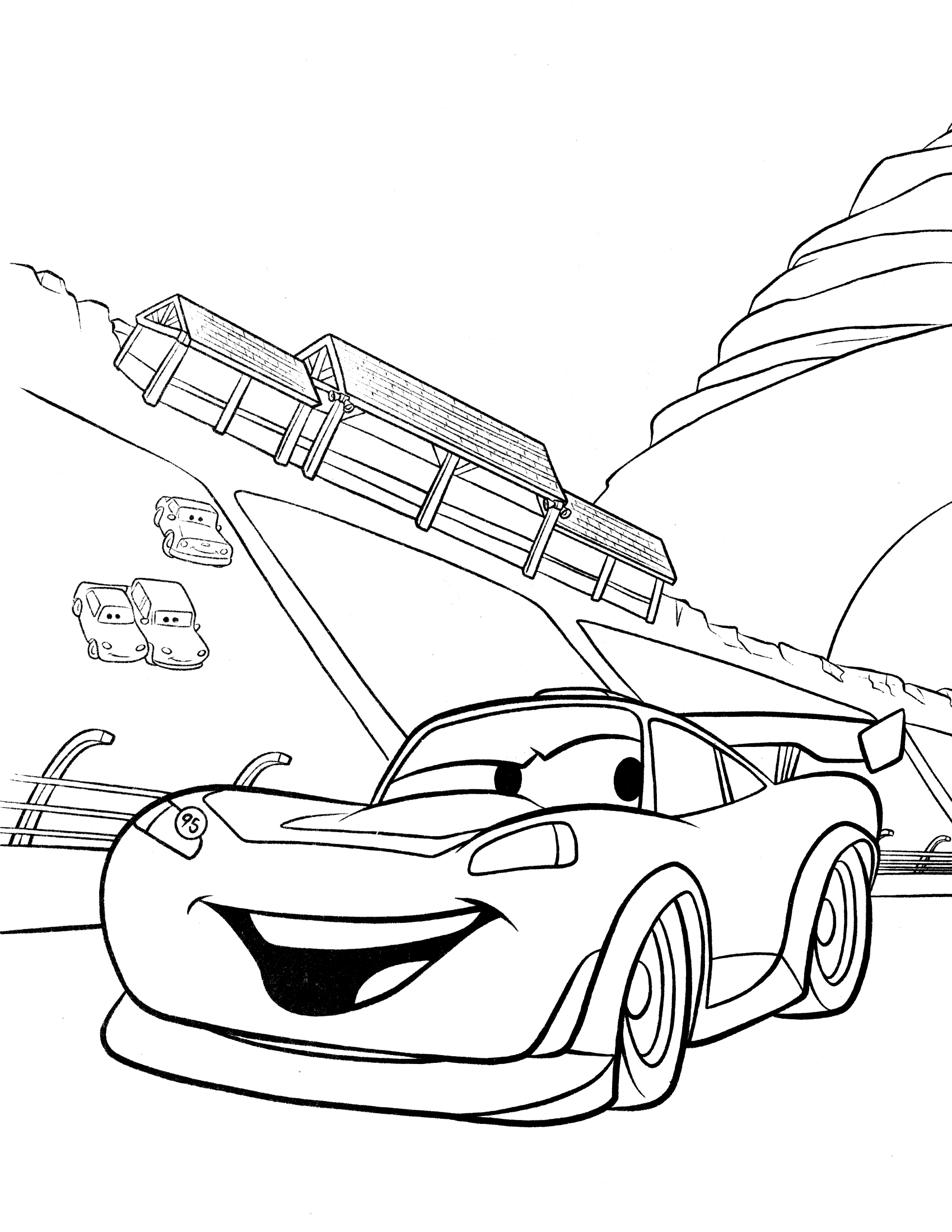 Race Car Coloring Pages for Kids 106