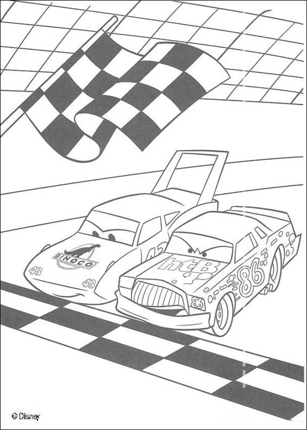 Race Car Coloring Pages for Kids 107