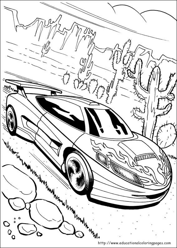 Race Car Coloring Pages for Kids 23