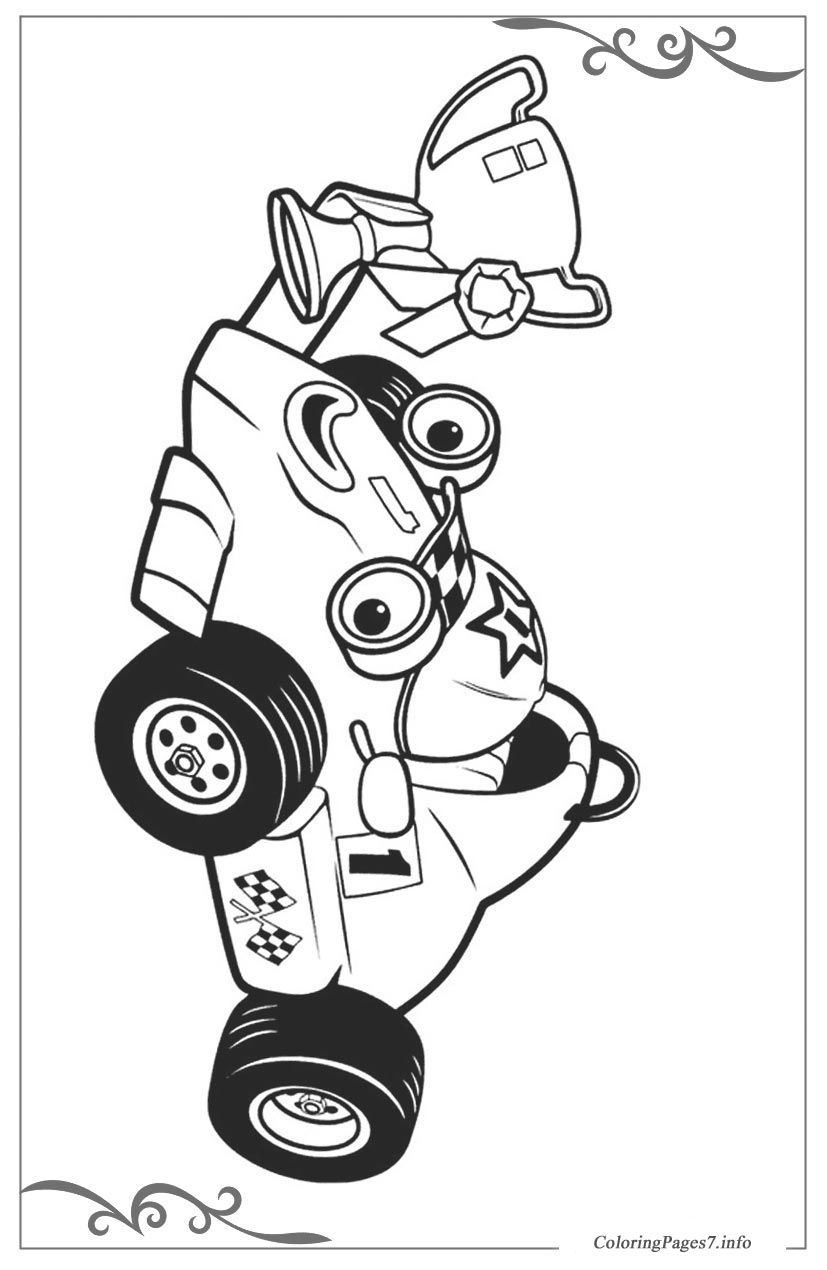 Race Car Coloring Pages for Kids 36