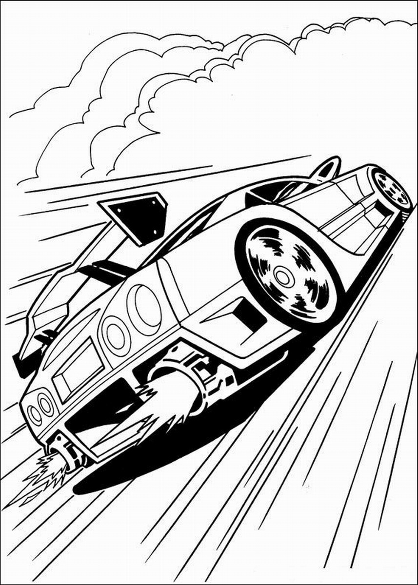 Race Car Coloring Pages for Kids 43