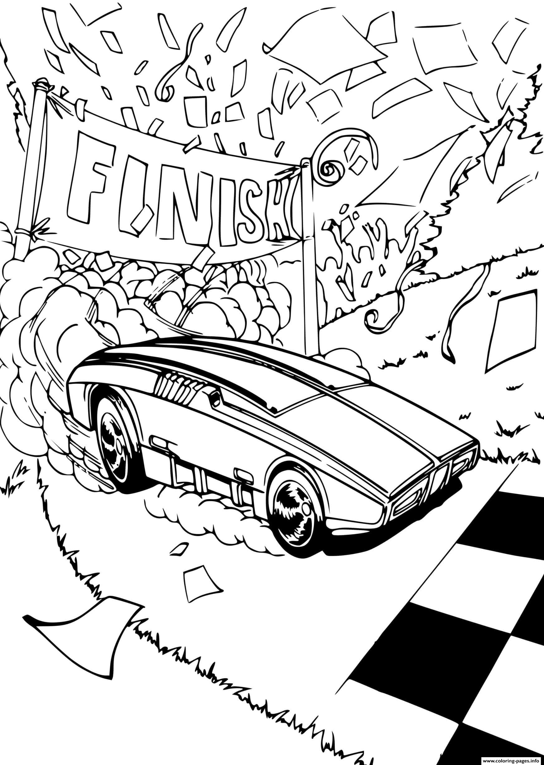 Race Car Coloring Pages for Kids 48