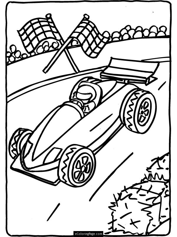 Race Car Coloring Pages for Kids 49