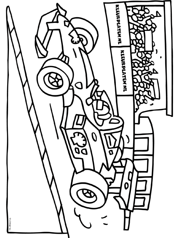 Race Car Coloring Pages for Kids 5