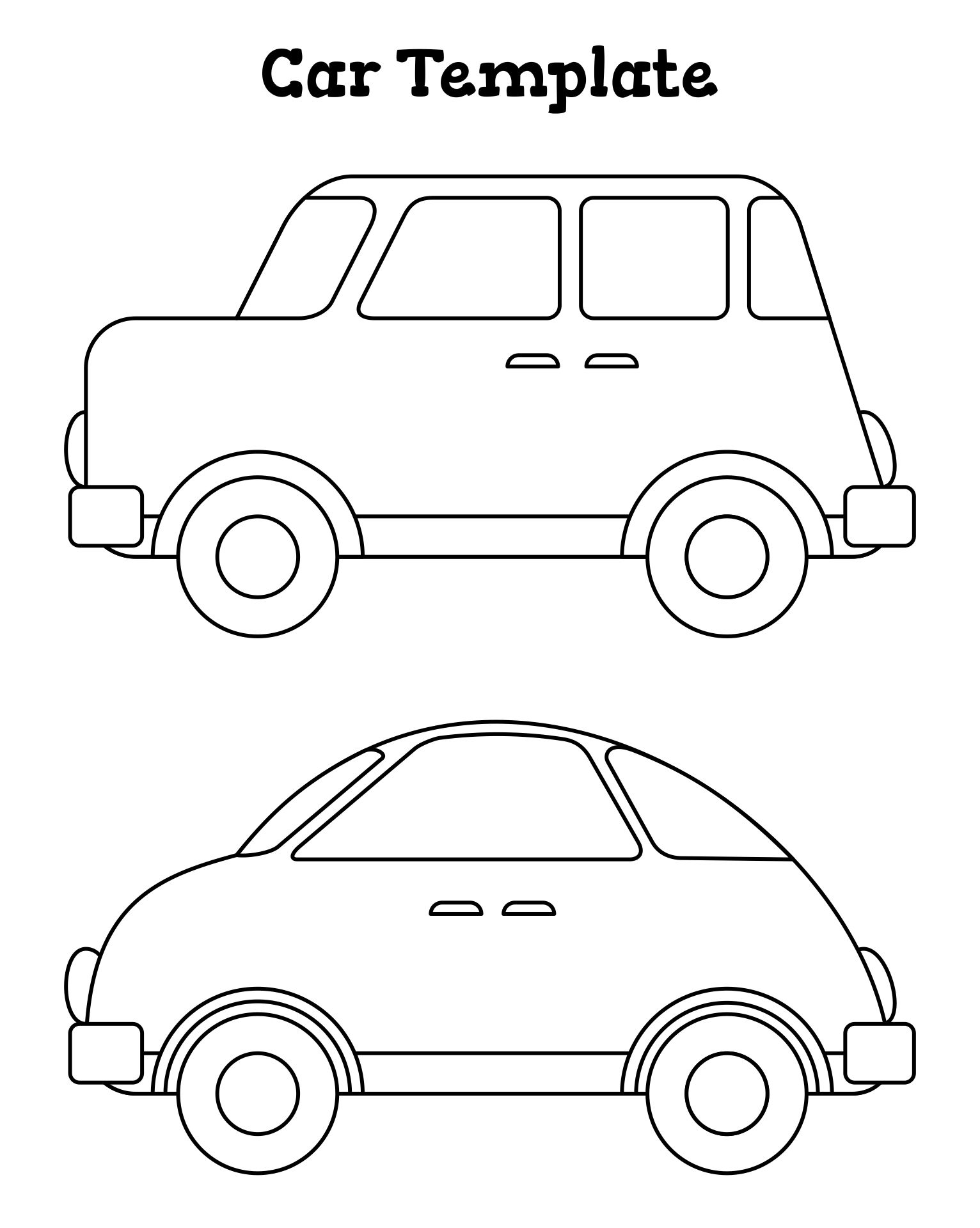 Race Car Coloring Pages for Kids 6