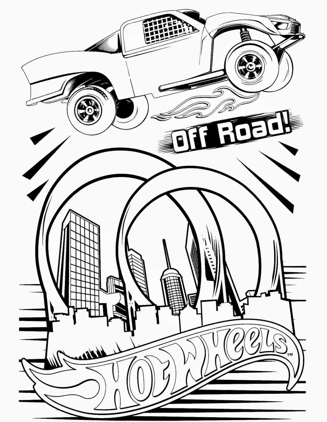 Race Car Coloring Pages for Kids 63